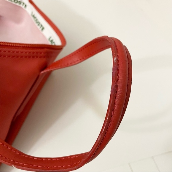 Lacoste Red Women's Tote Bag - Picture 15 of 16